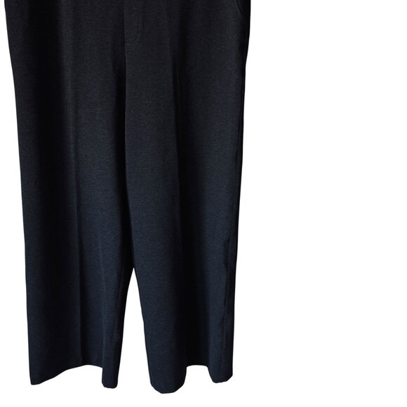 Spanx Sz 1XT Ponte Wide Leg Pant Trouser Gray Pull On Stretch Compression Comfy - Picture 6 of 15